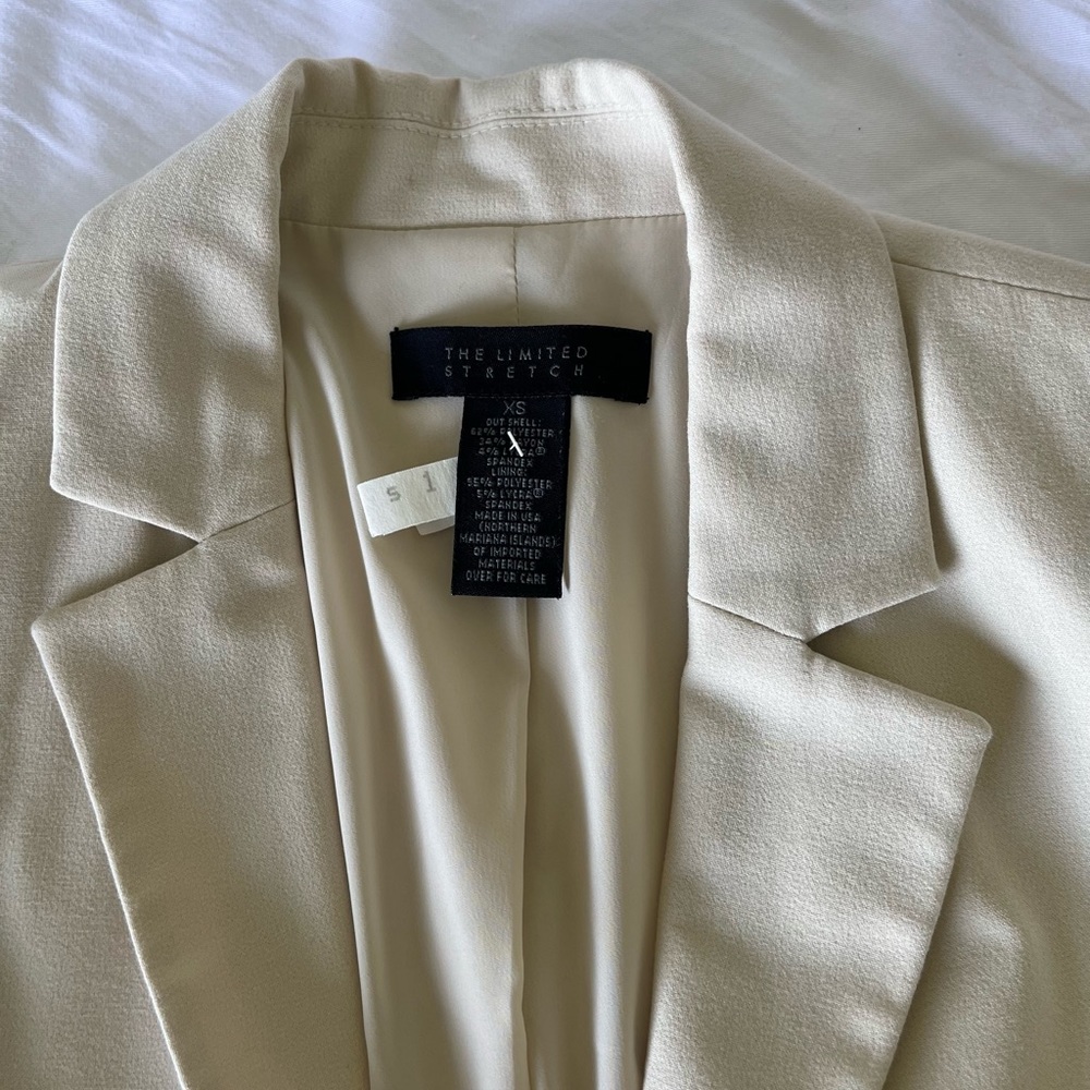 NEW Beige Blazer - Picture 3 of 4